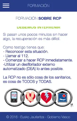 Ayuda a la Parada Cardiaca android App screenshot 0